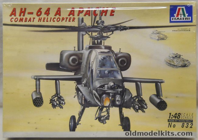 Italeri 1/48 AH-64A Apache, 832 plastic model kit
